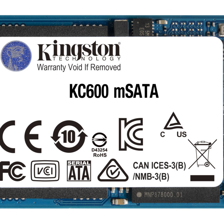 Kingston 1024G SSD KC600 SATA3 mSATA
