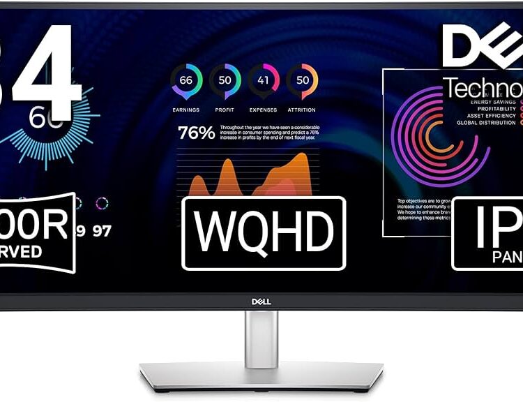 Dell 34 Curved USB-C Hub Monitor P3424WE - 86.5cm (34in)