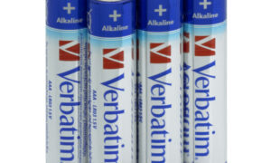 Verbatim AAA Alkaline Batteries 4Pk