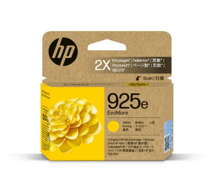 HP 925e EvoMore Yellow Original Ink Cartridge