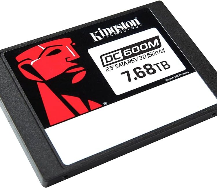 Kingston 7680G DC600M (Mixed-Use) 2.5in Enterprise SATA SSD