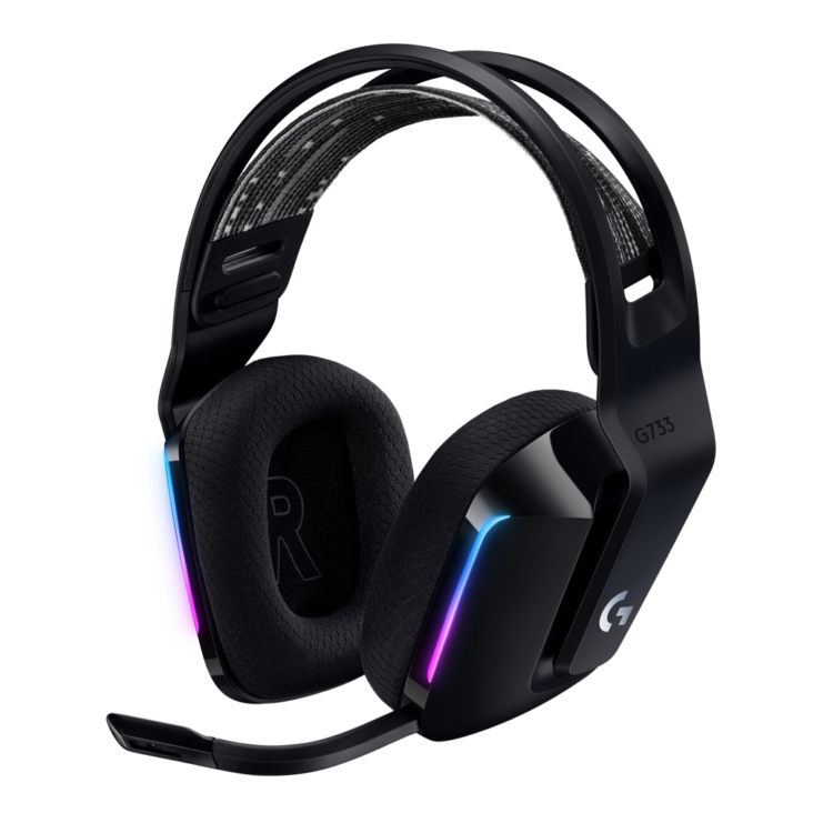 Logitech G733 Wireless Lightspeed RGB Gaming Headset - Black