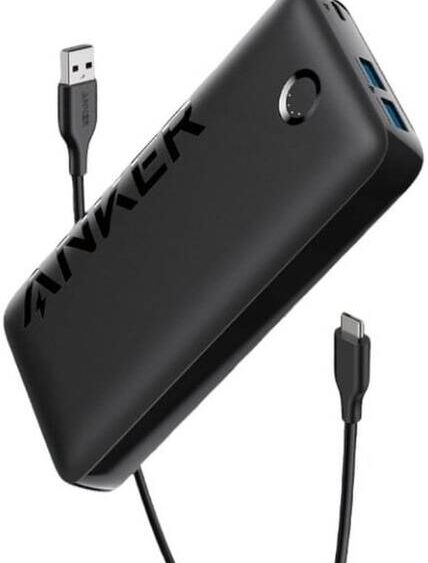 Anker 20000MAh 22.5W TypeC Cable Powerbank Black