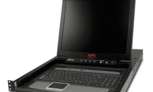 APC 17 Rack LCD Console with Integrated 8 P
