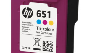 HP 651 Tri Colour Ink Cartridge - Ia 55