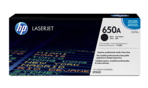 HP 650A Black Toner Cartridge