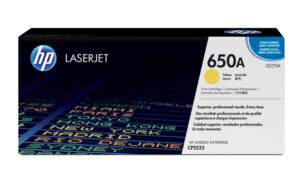 HP 650A Color LaserJet Yellow Print Toner Cartridge
