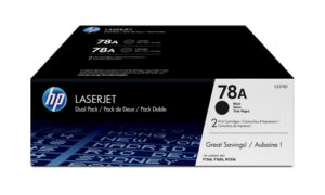 HP 78A Black Toner Cartridge Dual Pack
