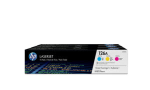 HP 126A Tripack Toner Cartridges (CMY)