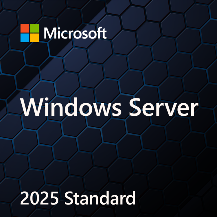 Microsoft Windows Sever Standard 2025 64Bit DSP 24 Core