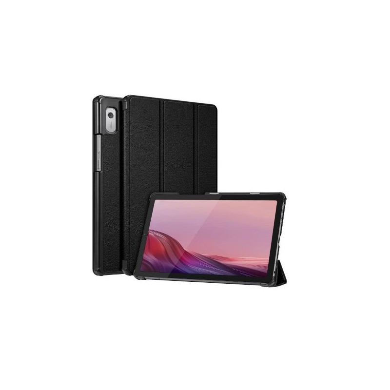 Tuff-Luv Slim Smart Case & Stand for Lenovo Tab 4 7.0 Fits Model 7304F - Black