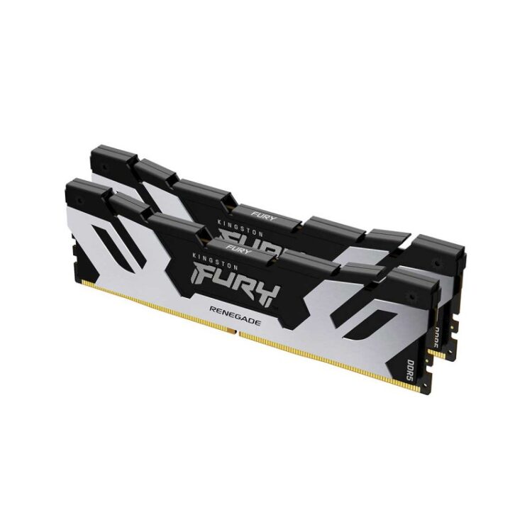 Kingston 96GB 6000MT/s DDR5 CL32 DIMM (Kit of 2) FURY Renegade Silver XMP