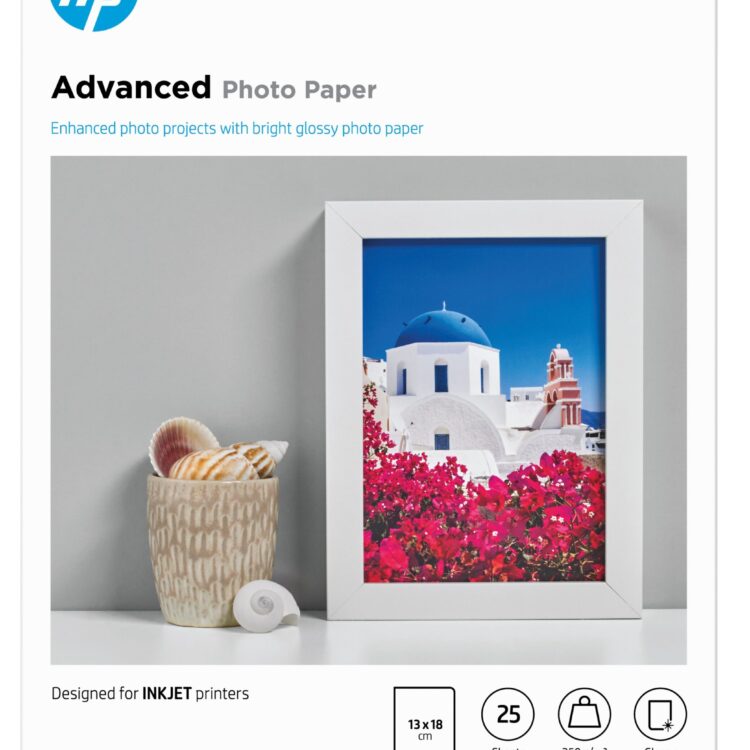 HP Adv Photo Paper A4 Glossy 25Shts