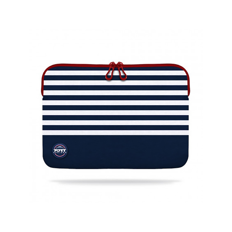 Port LA Mariniere Memory Foam 15.6" Navy Sleeve