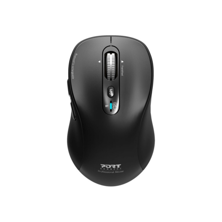 Port Expert Wireless Black Mouse