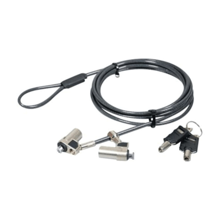 Port Security Cable Twin Head Keyed