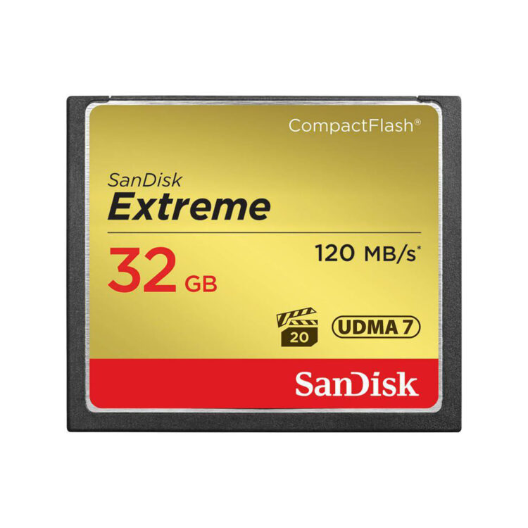 SanDisk Extreme Compact 32GB Flash Memory Card