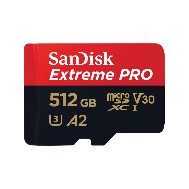 Sandisk Extreme Pro 512GB 4K Video microSDXC Card