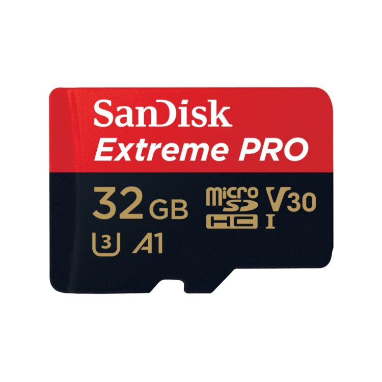 Sandisk Extreme Pro 32GB 4K Video MicroSDXC Card with Adapter