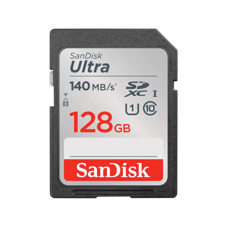 SanDisk Ultra UHS I SD Card 128GB
