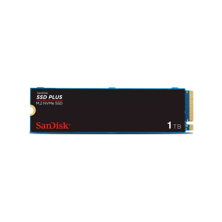 SanDisk SSD PLUS 1TB PCIe GEN 3 NVMe SSD