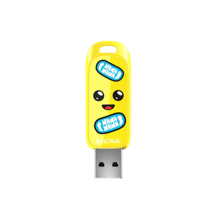 SanDisk Peely Edition USB - Fortnite, 128GB, Up to 130MB/s