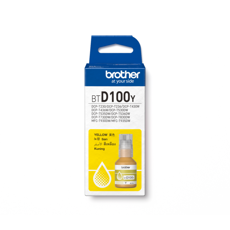 Brother Yellow Ink for DCP-T230/ DCP-T430W/ DCP-T530DW/ DCP-T536DW/ DCP-T730DW/ DCP-T830DW/ MFC-T930DW