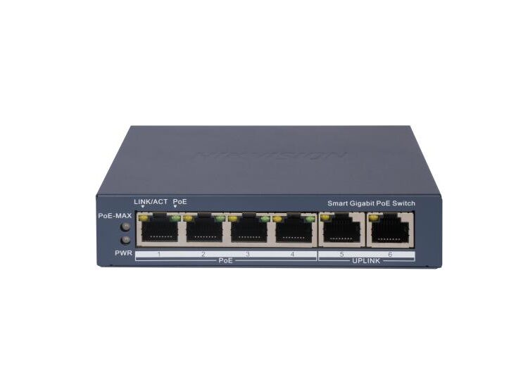 4Ports L2 Smart Managed 4 Gigabit RJ45 PoE ports 2 Gigabit RJ45 port