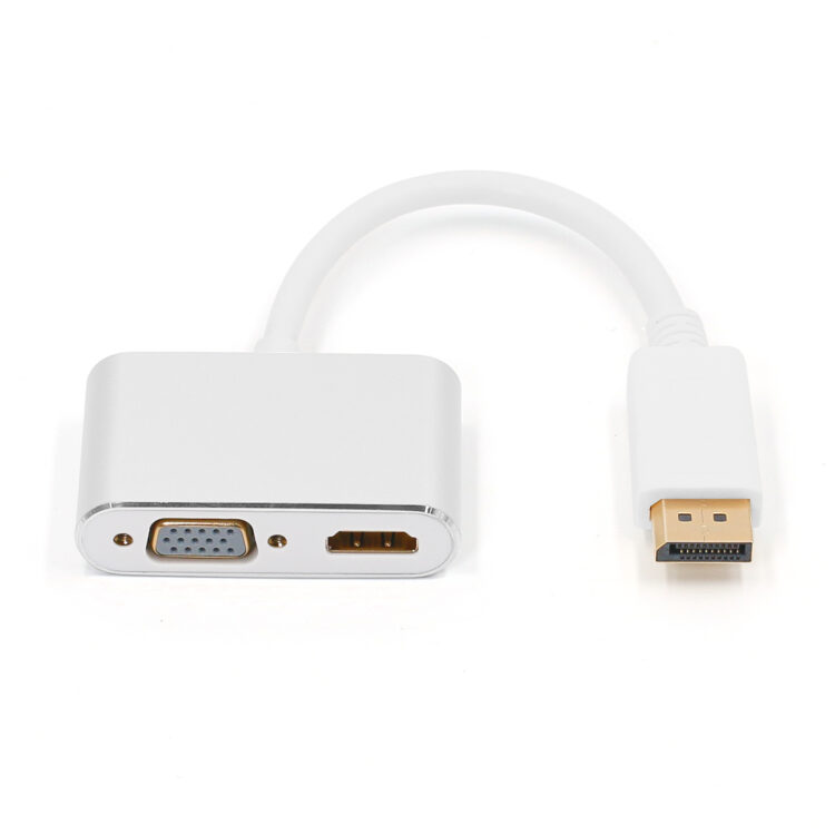 DP TO HDMI/VGA ADAPTOR WITH AUDIO
