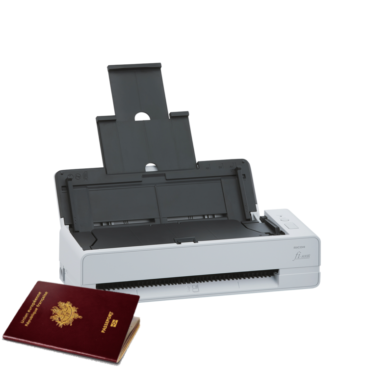 Ricoh A4 40ppm/80ipm Duplex ADF + Single Feed (Return Scan) USB3.2 LED Workgroup Scanner