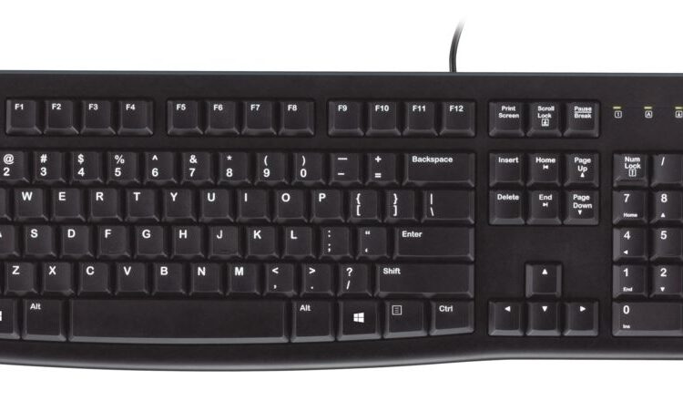 Logitech K120 - Wired Keyboard - Black - USB