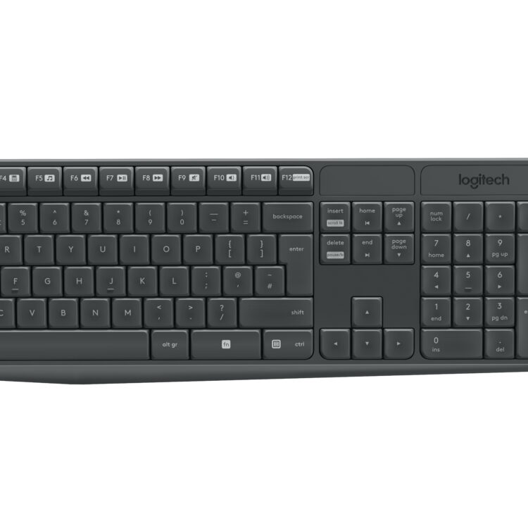 Logitech MK235 - Wireless Keyboard and Mouse combo - Graphite - USB