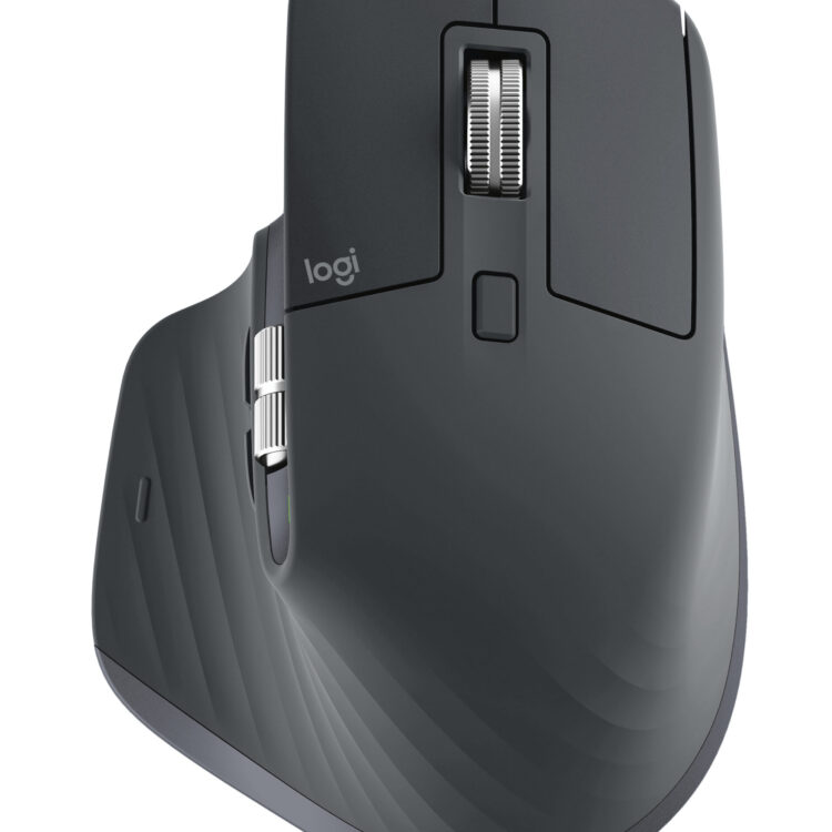 Logitech MX Master 3s - Bluetooth - Silent - Graphite - Horizontal scroll wheel