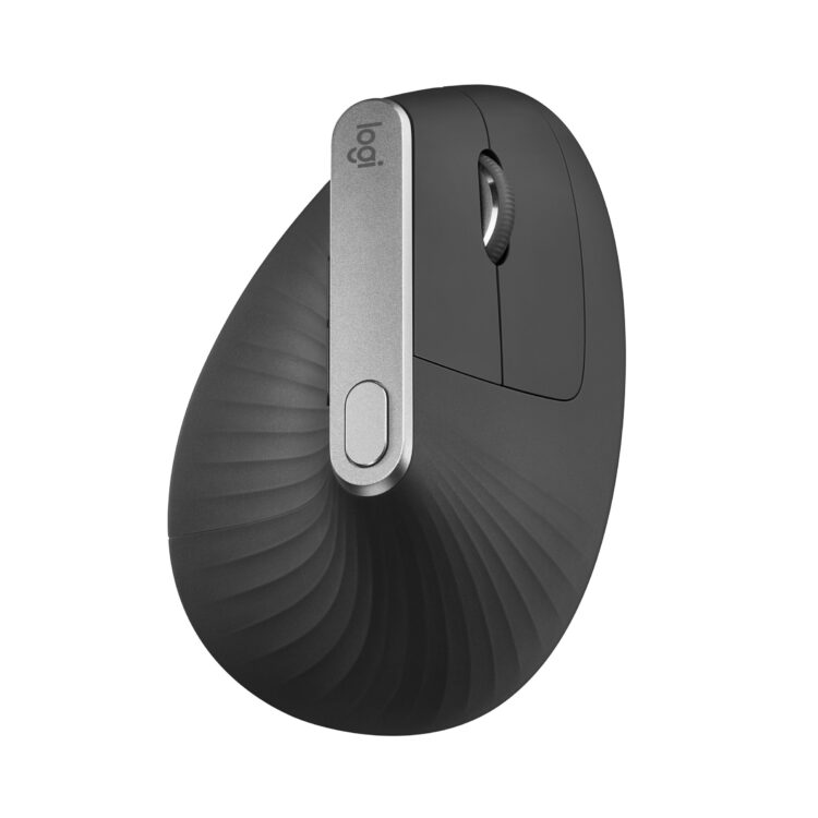 Logitech MX Vertical - Wireless Ergonomic mouse - Bluetooth - Silent - Graphite
