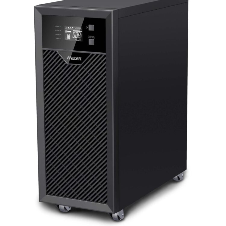 MECER INNOVA 10KVA ON-LINE TOWER UPS PF:0.9 wiith16 pcs -12V 9Ah Internal Battery + SNMP card - (Battery Warranty 6 Months).