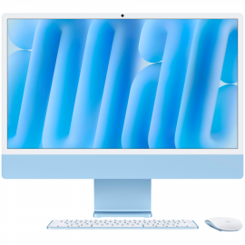 24-INCH IMAC WITH RETINA 4.5K DISPLAY: APPLE M4 CHIP WITH 10‑CORE CPU AND 10‑CORE GPU 16GB 512GB SSD - BLUE