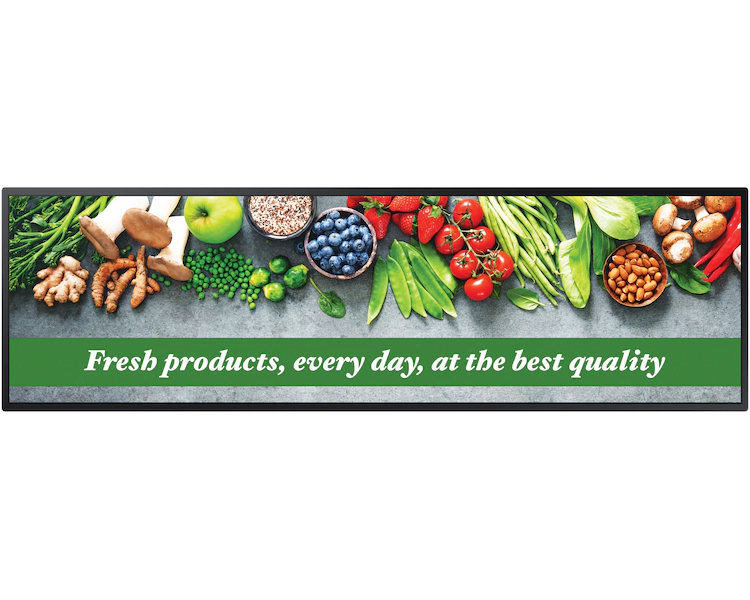 SAMSUNG 37'' PROFESSIONAL STRECH DISPLAY -24/7 USAGE/ 700NIT BRIGHTNESS/ SOC MEDIA PLAYER: SSSP 6