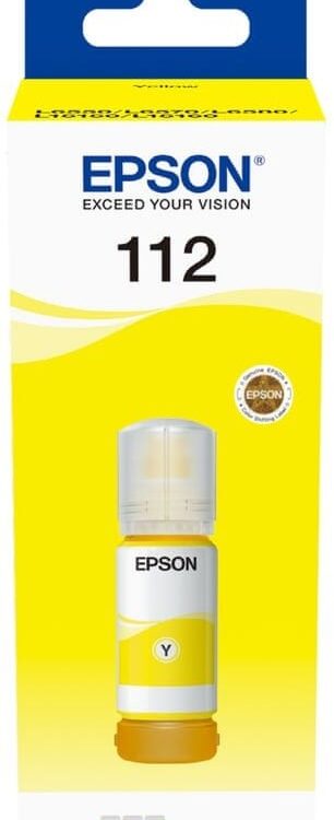 Epson 112 Ink Bottles Yellow 70ml L6580 / L15150 / L15160 6000 pages