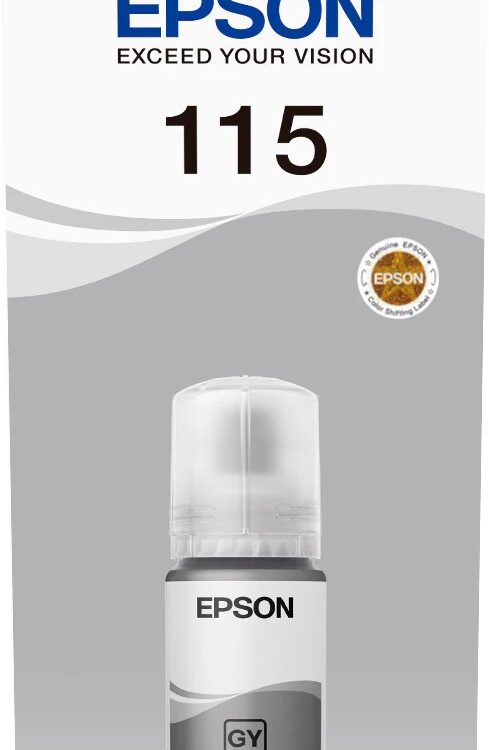 Epson 115 Ink Bottles Grey 70ml EcoTank L8160 6200 pages 2300 Photos