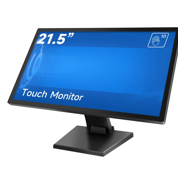MECER 21.5'' 16x9 IPS LED Monitor- BLACK/ 10 Points Touch Projected Capacitive.